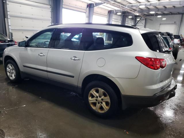 1GNKVFED9CJ297509 - 2012 CHEVROLET TRAVERSE LS SILVER photo 2