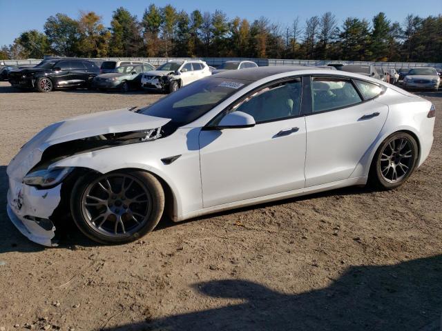 5YJSA1E55PF498319 - 2023 TESLA MODEL S Սպիտակ լուսանկար 1