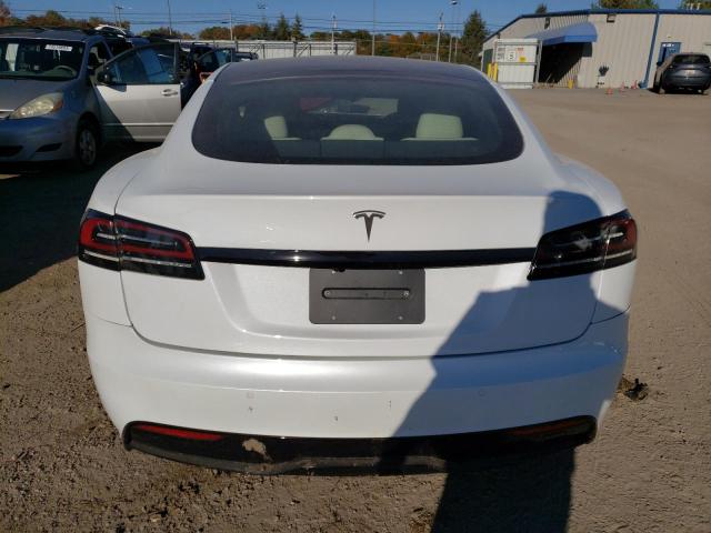 5YJSA1E55PF498319 - 2023 TESLA MODEL S Սպիտակ լուսանկար 6