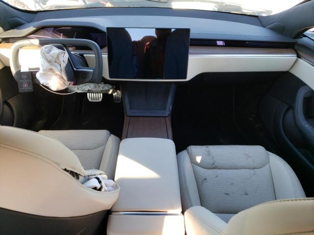 5YJSA1E55PF498319 - 2023 TESLA MODEL S Սպիտակ լուսանկար 8