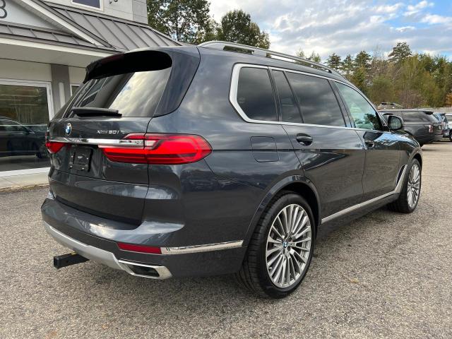 5UXCX4C50KLB39877 - 2019 BMW X7 XDRIVE50I GRAY photo 4