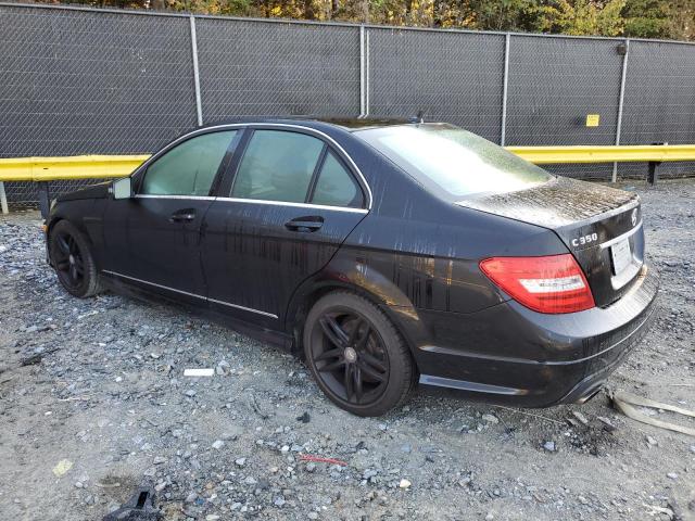 WDDGF4HB7DA807664 - 2013 MERCEDES-BENZ C 250 BLACK photo 2