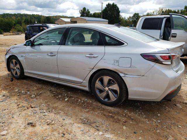 KMHE34L13HA060249 - 2017 HYUNDAI SONATA HYBRID SILVER photo 2