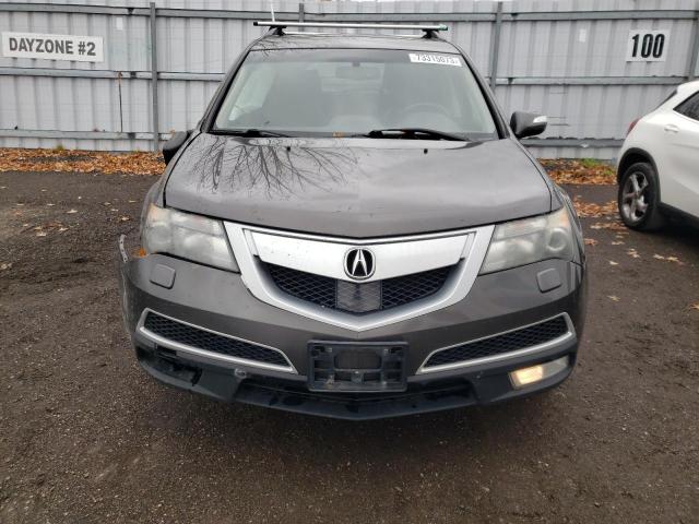 2HNYD2H78BH003970 - 2011 ACURA MDX ADVANCE GRAY photo 5