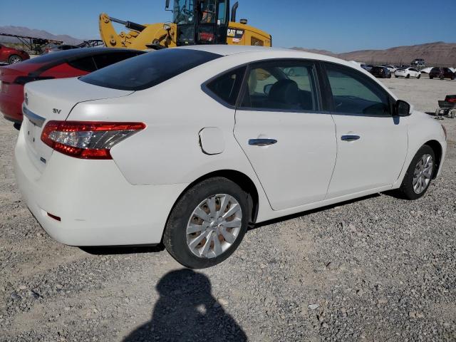 3N1AB7AP2EL620008 - 2014 NISSAN SENTRA S WHITE photo 3