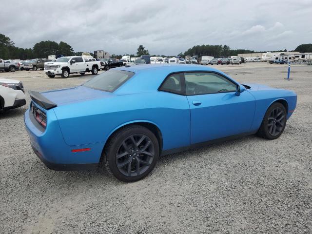 2C3CDZAG3KH596094 - 2019 DODGE CHALLENGER SXT BLUE photo 3