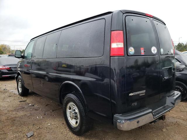 1GAWGRFA1E1123391 - 2014 CHEVROLET EXPRESS G2 LT BLACK photo 2