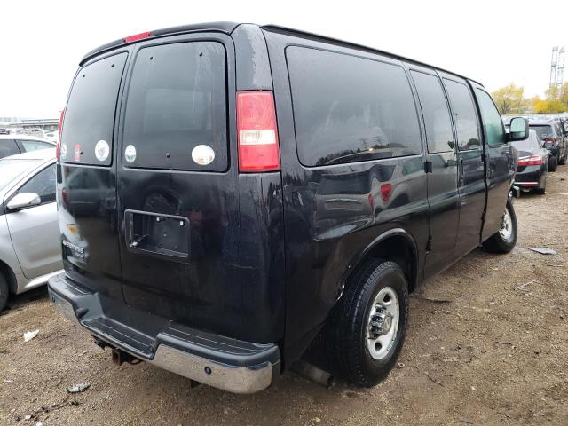 1GAWGRFA1E1123391 - 2014 CHEVROLET EXPRESS G2 LT BLACK photo 3