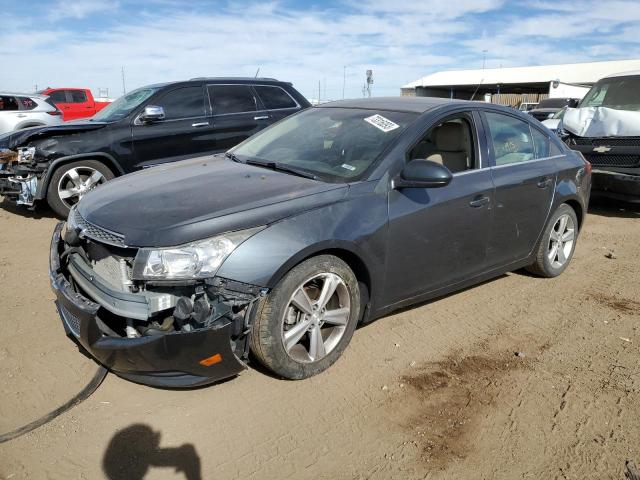 1G1PE5SBXD7132071 - 2013 CHEVROLET CRUZE LT GRAY photo 1