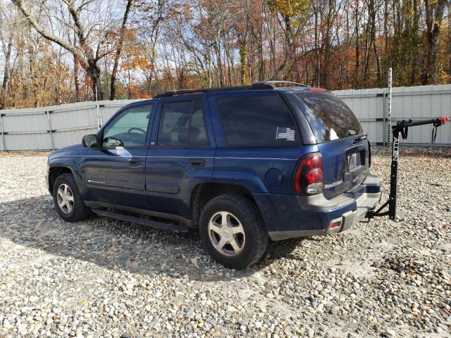 1GNDT13S132414707 - 2003 CHEVROLET TRAILBLAZE BLUE photo 2