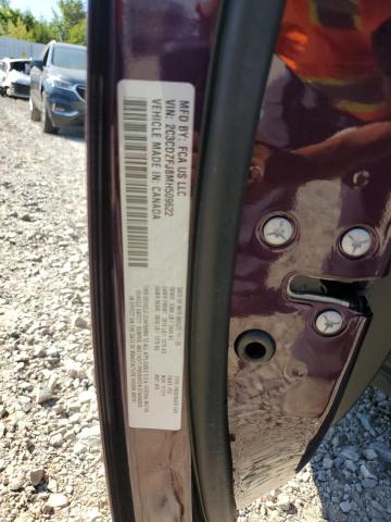 2C3CDZFJ8MH509622 - 2021 DODGE CHALLENGER R/T SCAT PACK PURPLE photo 12