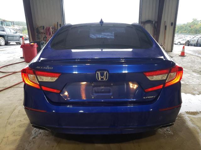 1HGCV1F3XJA127230 - 2018 HONDA ACCORD SPORT BLUE photo 6