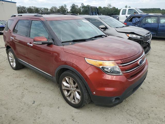 1FM5K8F86EGC54785 - 2014 FORD EXPLORER LIMITED BURGUNDY photo 4