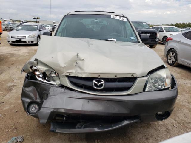 4F2YZ04134KM10023 - 2004 MAZDA TRIBUTE LX BEIGE photo 5