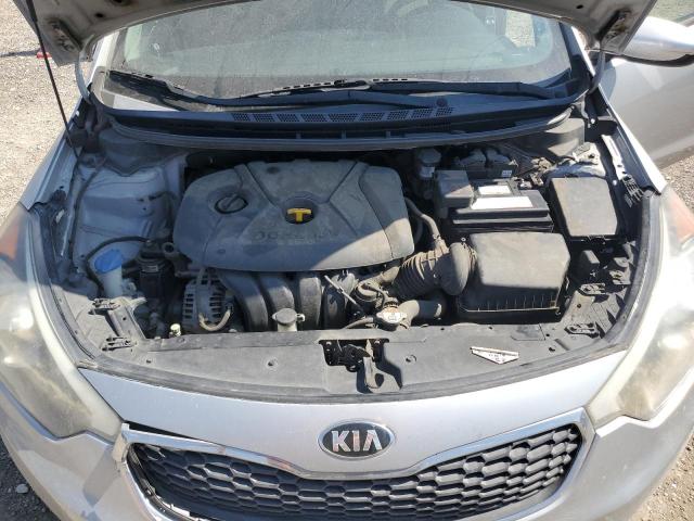 KNAFK4A64F5292338 - 2015 KIA FORTE LX SILVER photo 11