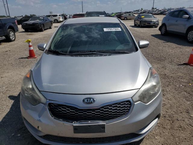 KNAFK4A64F5292338 - 2015 KIA FORTE LX SILVER photo 5