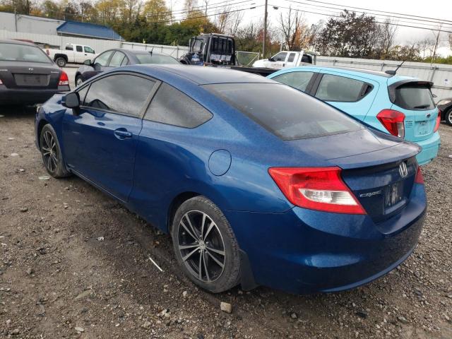 2HGFG3B57DH523647 - 2013 HONDA CIVIC LX BLUE photo 2