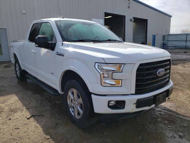 1FTEX1EPXHFC18646 - 2017 FORD F150 SUPER CAB WHITE photo 4