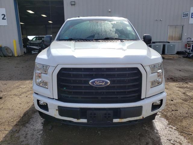 1FTEX1EPXHFC18646 - 2017 FORD F150 SUPER CAB WHITE photo 5