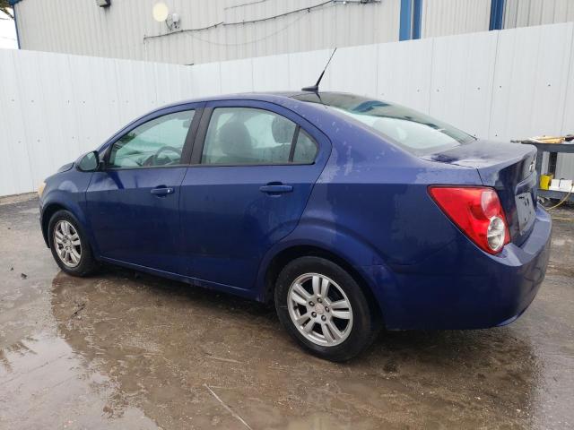 1G1JB5SH3C4208765 - 2012 CHEVROLET SONIC LS BLUE photo 2