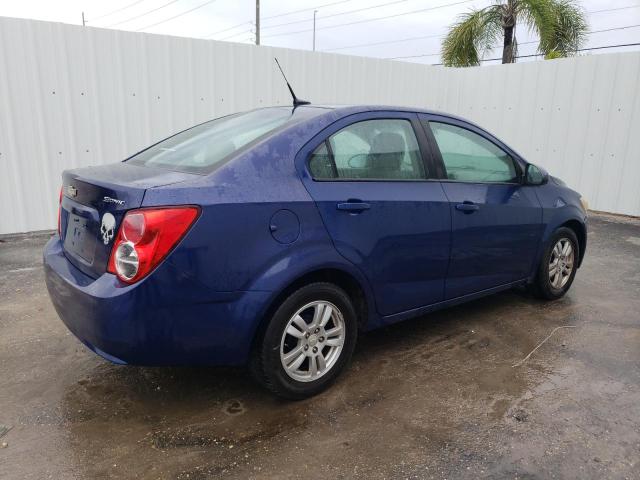 1G1JB5SH3C4208765 - 2012 CHEVROLET SONIC LS BLUE photo 3