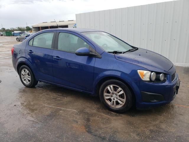 1G1JB5SH3C4208765 - 2012 CHEVROLET SONIC LS BLUE photo 4