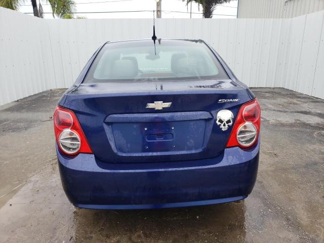 1G1JB5SH3C4208765 - 2012 CHEVROLET SONIC LS BLUE photo 6