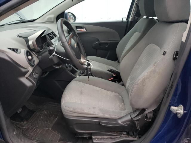 1G1JB5SH3C4208765 - 2012 CHEVROLET SONIC LS BLUE photo 7