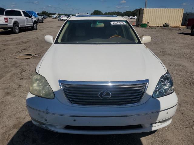 JTHBN36F355002051 - 2005 LEXUS LS 430 WHITE photo 5