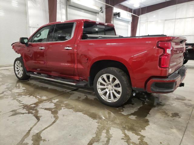 1GCUYHEL7NZ204518 - 2022 CHEVROLET SILVERADO K1500 HIGH COUNTRY RED photo 2