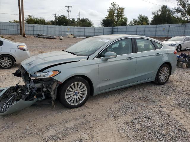 3FA6P0LU4DR200931 - 2013 FORD FUSION SE HYBRID TURQUOISE photo 1