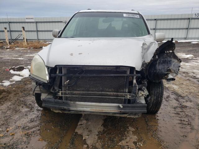 5FNYF18645B019496 - 2005 HONDA PILOT EXL SILVER photo 5