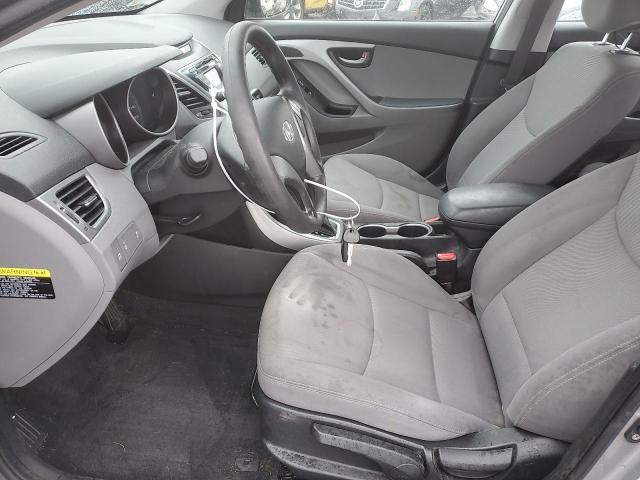 KMHDH4AE8EU198236 - 2014 HYUNDAI ELANTRA SE SILVER photo 7