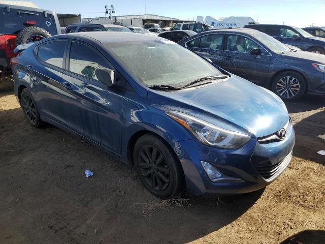 KMHDH4AE2GU544896 - 2016 HYUNDAI ELANTRA SE BLUE photo 4