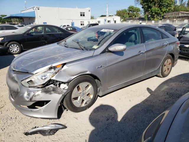 KMHEC4A40CA059212 - 2012 HYUNDAI SONATA HYBRID SILVER photo 1