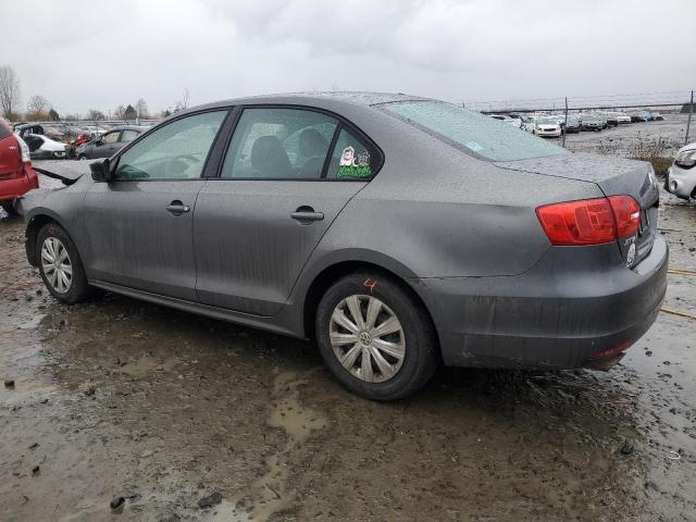 3VW2K7AJ8BM374551 - 2011 VOLKSWAGEN JETTA BASE Grau Foto 2