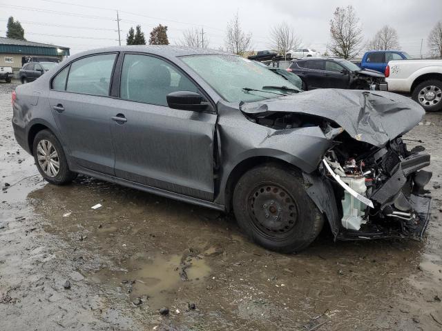 3VW2K7AJ8BM374551 - 2011 VOLKSWAGEN JETTA BASE Grau Foto 4