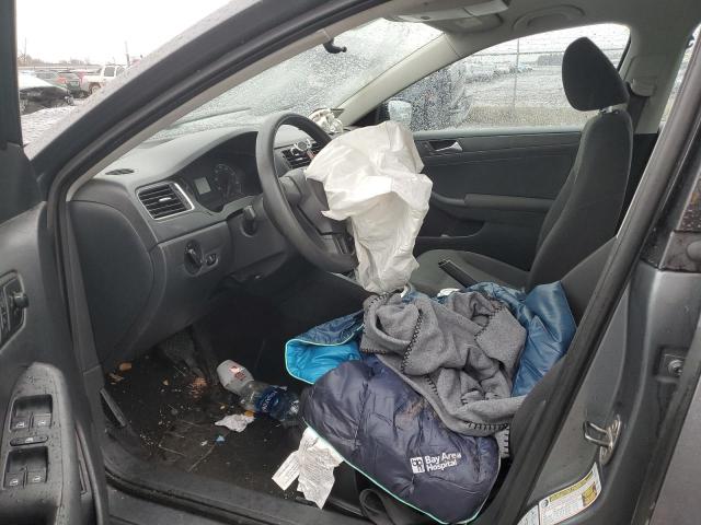 3VW2K7AJ8BM374551 - 2011 VOLKSWAGEN JETTA BASE Grau Foto 7