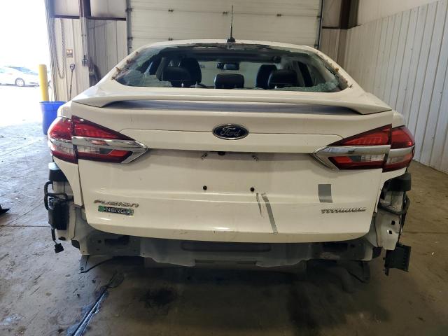 3FA6P0SUXKR279794 - 2019 FORD FUSION TITANIUM WHITE photo 6