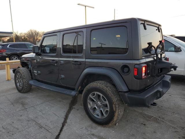 1C4HJXDG8KW528207 - 2019 JEEP WRANGLER U SPORT ნაცრისფერი ფოტო 2