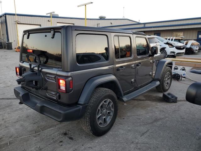 1C4HJXDG8KW528207 - 2019 JEEP WRANGLER U SPORT ნაცრისფერი ფოტო 3