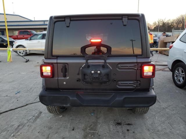 1C4HJXDG8KW528207 - 2019 JEEP WRANGLER U SPORT ნაცრისფერი ფოტო 6