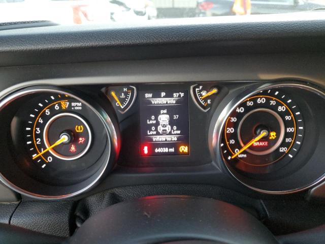 1C4HJXDG8KW528207 - 2019 JEEP WRANGLER U SPORT ნაცრისფერი ფოტო 9