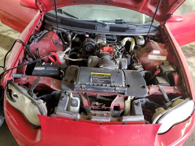 2G1FP22K222144790 - 2002 CHEVROLET CAMARO RED photo 11