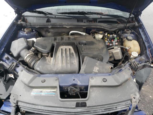 1G1AK15F377265345 - 2007 CHEVROLET COBALT LS BLUE photo 11