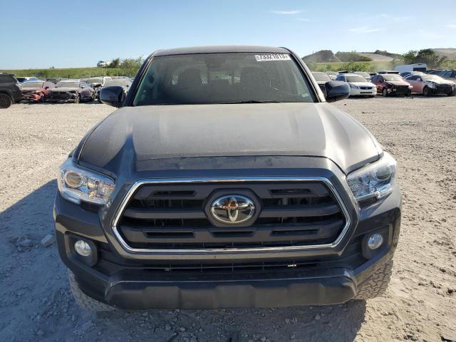 5TFAX5GN0KX137416 - 2019 TOYOTA TACOMA DOUBLE CAB GRAY photo 5