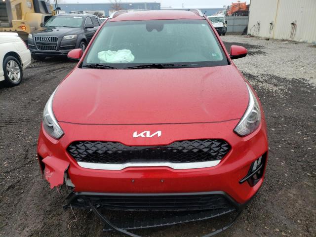 KNDCB3LC0N5509501 - 2022 KIA NIRO LX RED photo 5