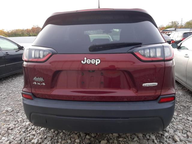 1C4PJMLB6KD195159 - 2019 JEEP CHEROKEE LATITUDE PLUS RED photo 6