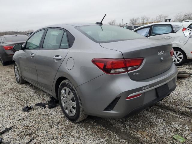 3KPA24AD3PE524316 - 2023 KIA RIO LX GRAY photo 2