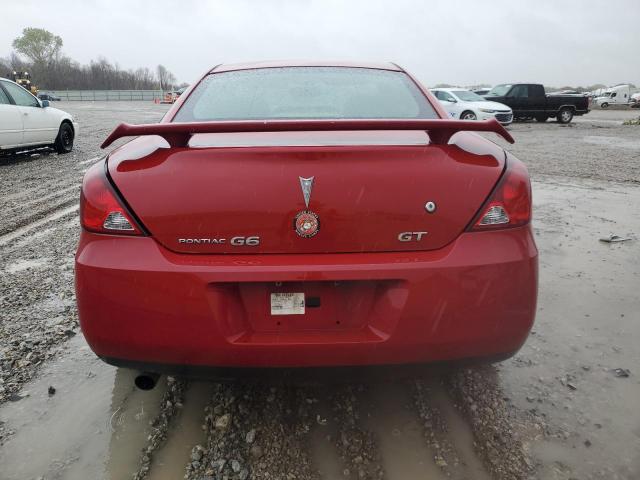 1G2ZH158X64174314 - 2006 PONTIAC G6 GT RED photo 6